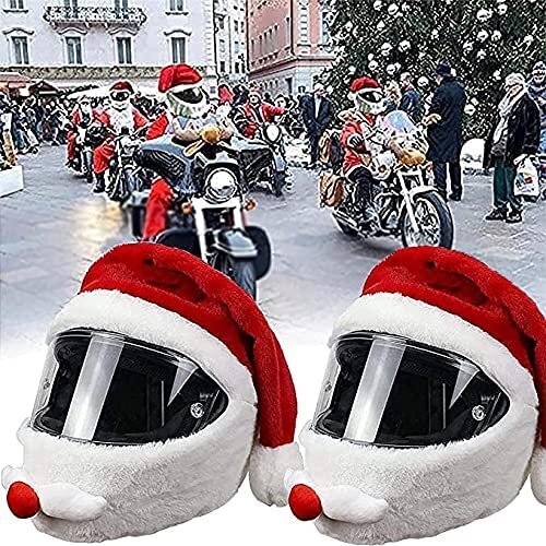 2021 Christmas Santa Claus Helmet Cover