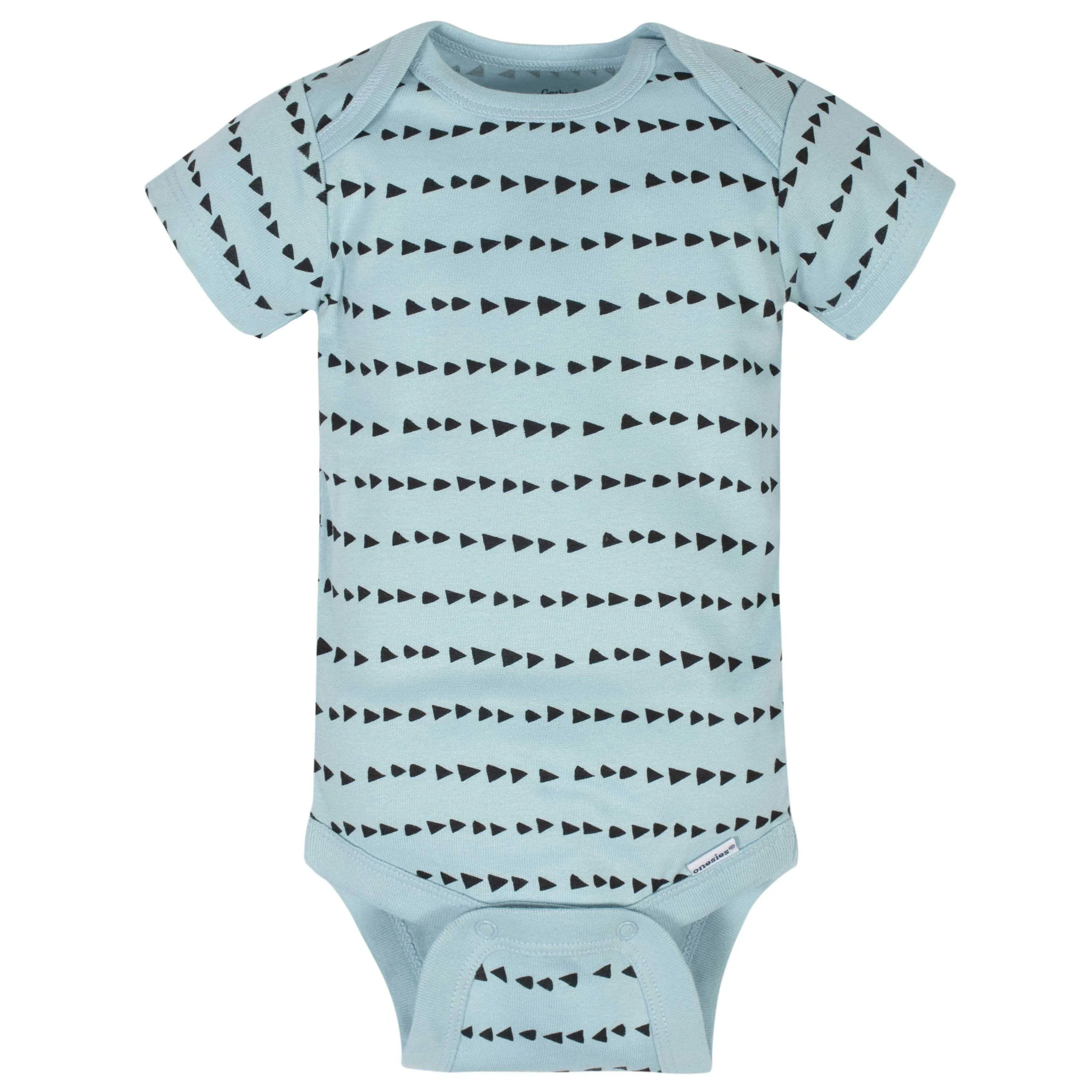 8-Pack Baby Boys Dinosaur Short Sleeve Onesies Bodysuits