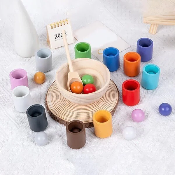 🔥🔥🔥Children's early education educational color recognition classification cup---win at the starting line