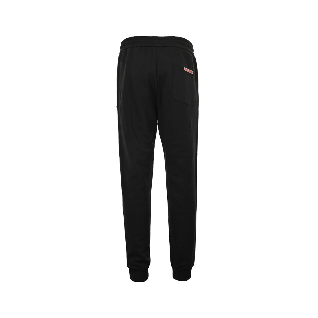 Prada triangle logo taped pocket trousers