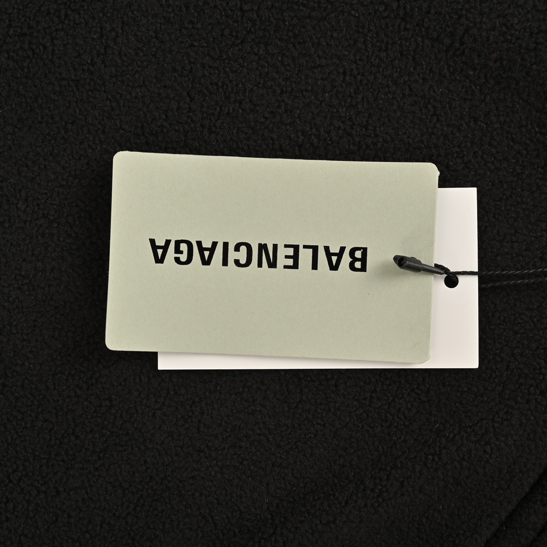 Balenciaga 24Fw Street View Teddy Sherpa Hooded Zipper Jacket