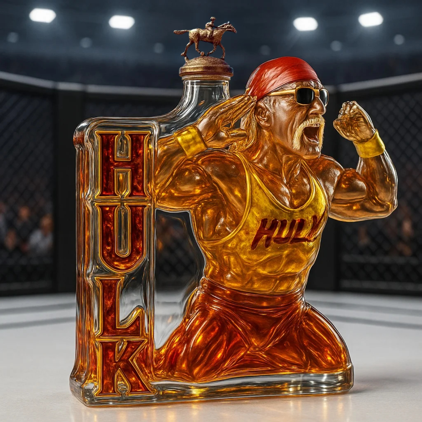 “HULKAMANIA FOREVER” Memorial Whiskey Decanter