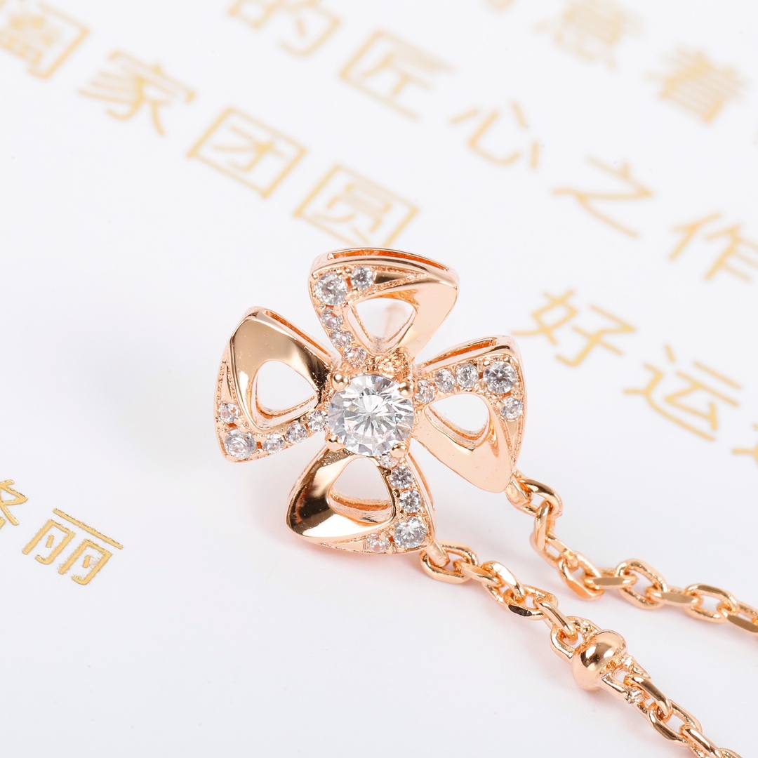 Bulgari Petal Earrings