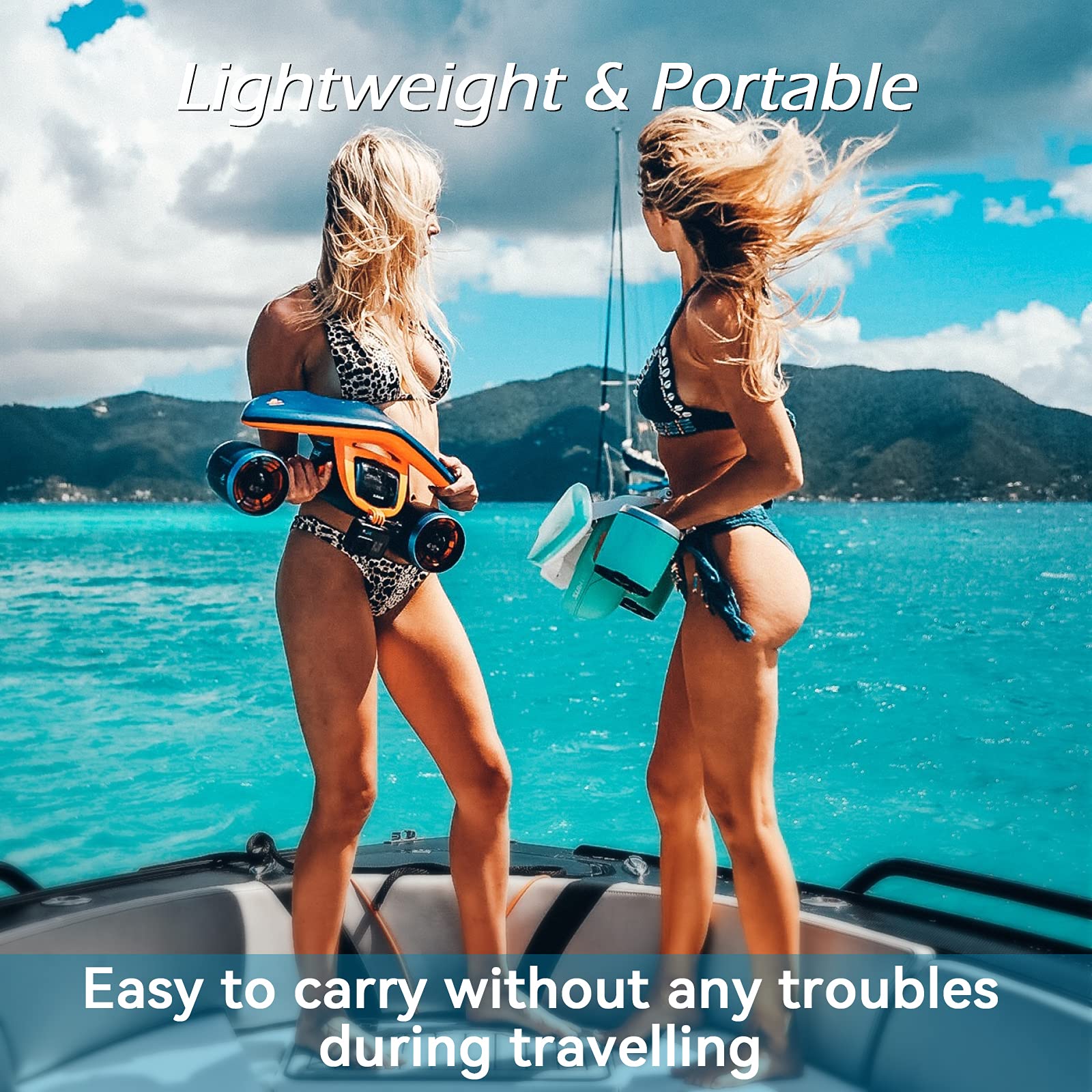 ☀Summer Sale🔥Dual Propeller Underwater Scooter