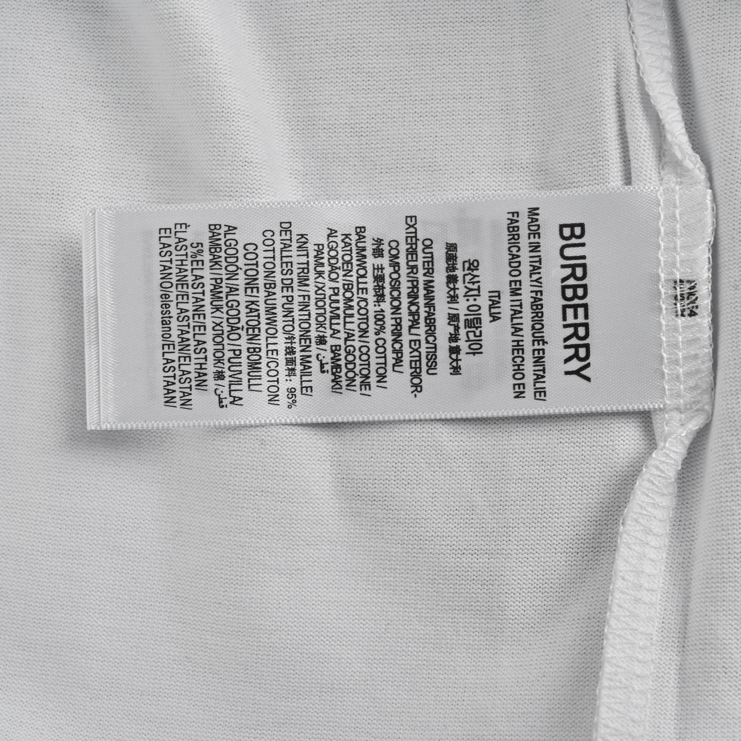 Burberry Check Pocket Short Sleeve