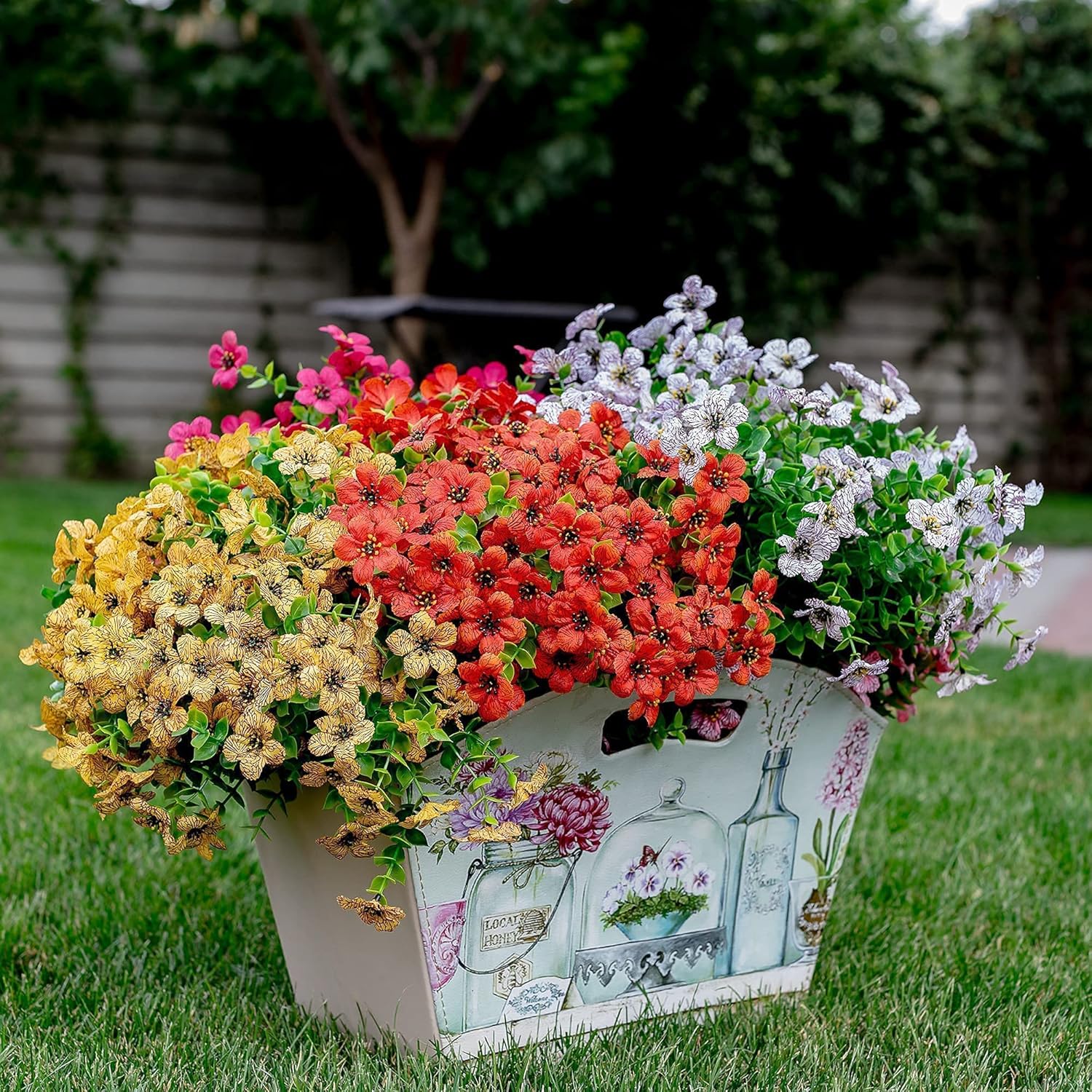 🔥On Sale🔥Outdoor Artificial Flowers - UV resistant, Waterproof，Windproof