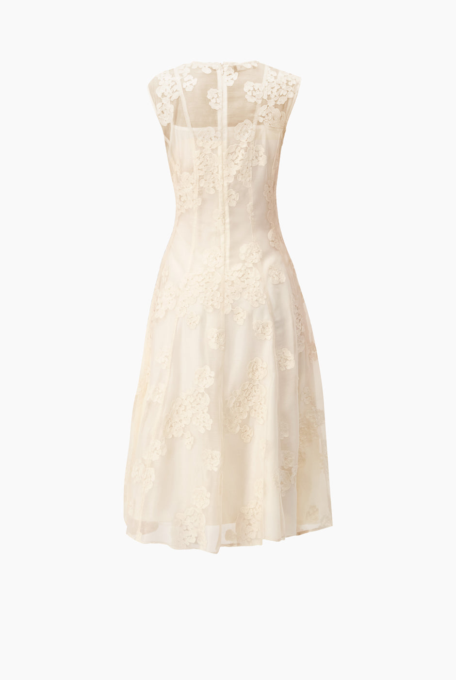Vestido largo linea A sin mangas