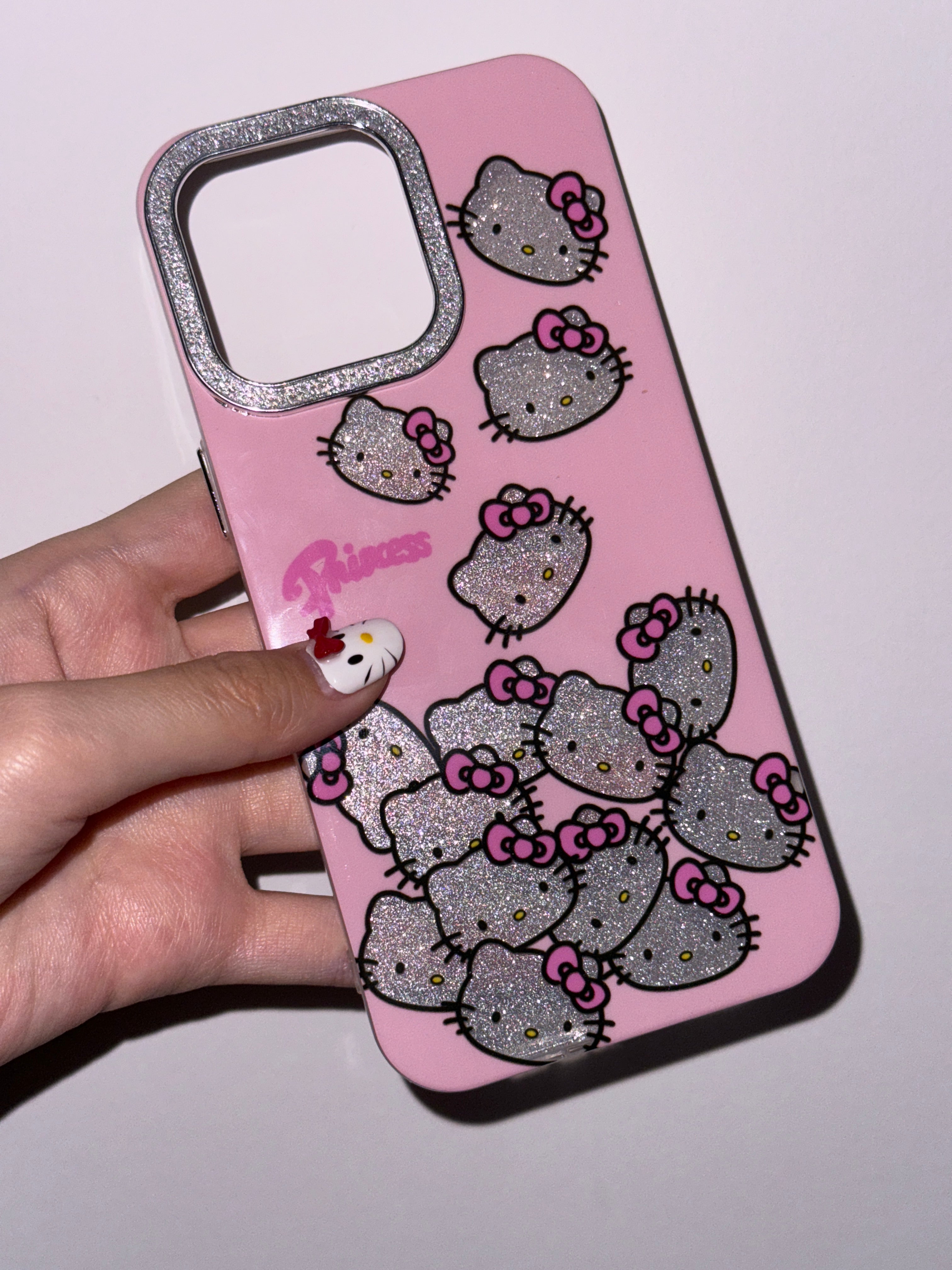Sanrio Hellokitty Sparkling Rhinestone Cute Kawaii Phone Case
