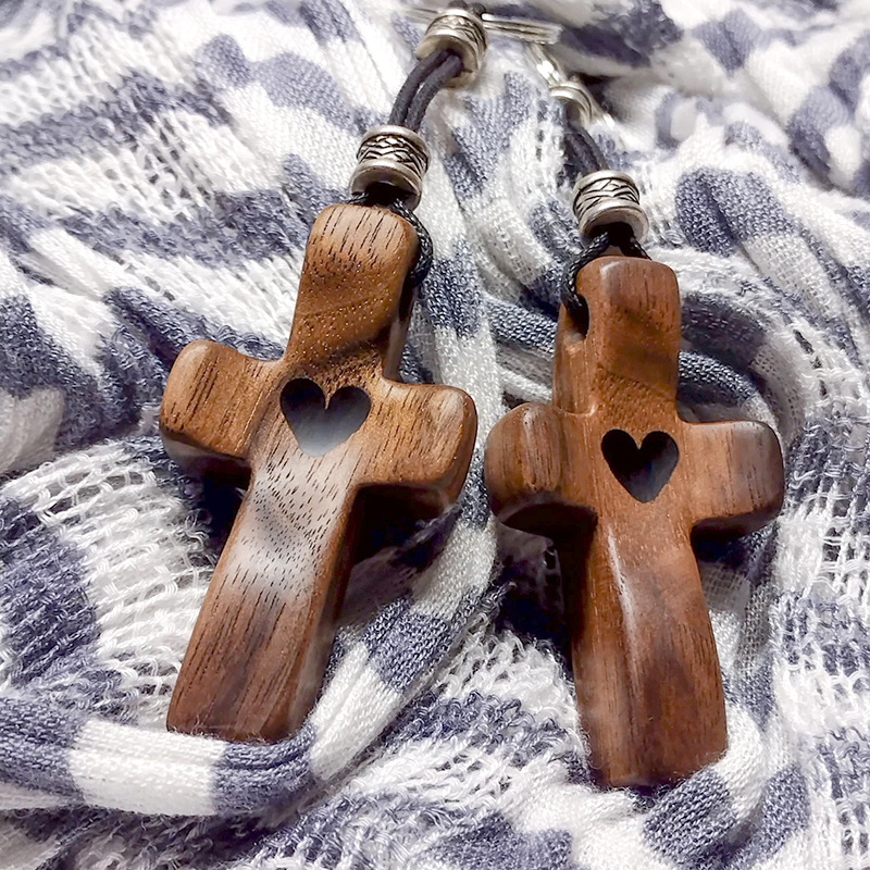 🔥ON SALE🔥HANDMADE Keychain Cross - My Heart | Encouragement Gift