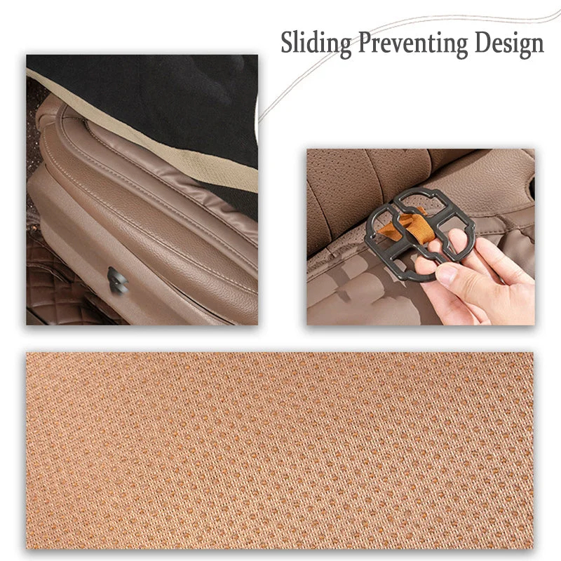 Skin-friendly Anti-fouling Leather Cushion Anti-slip Seat Cushion