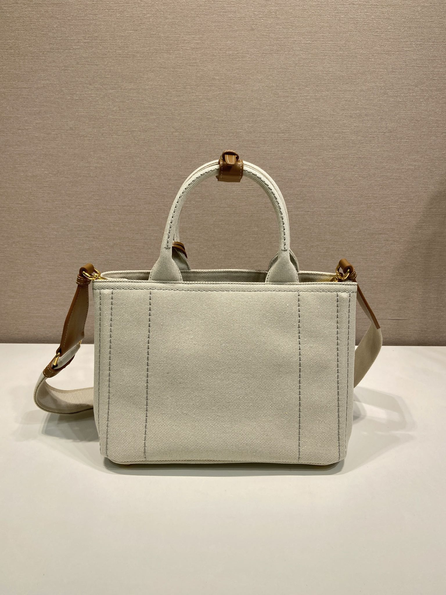 Prada Canvas Tote Bag 1BG464