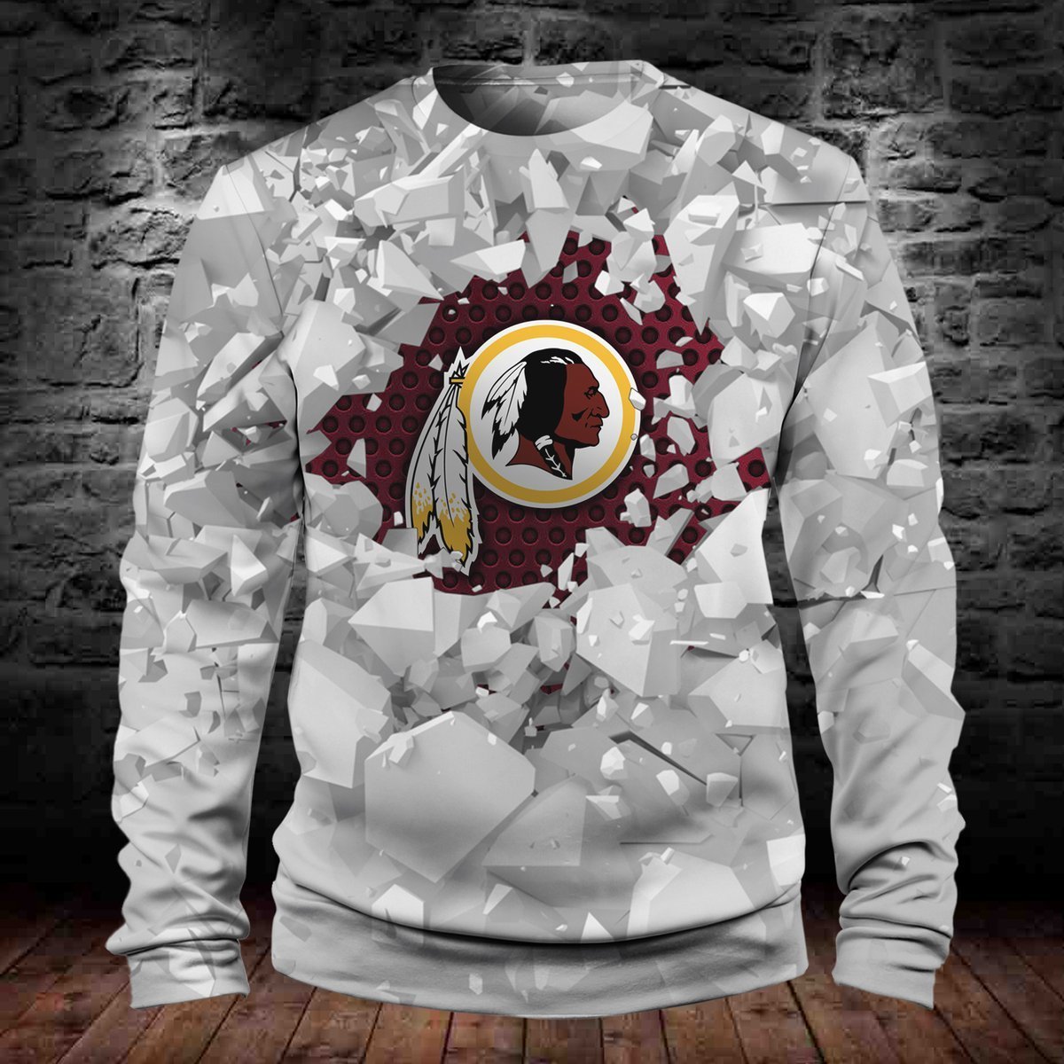 WASHINGTON HOODIE 3D ICE11