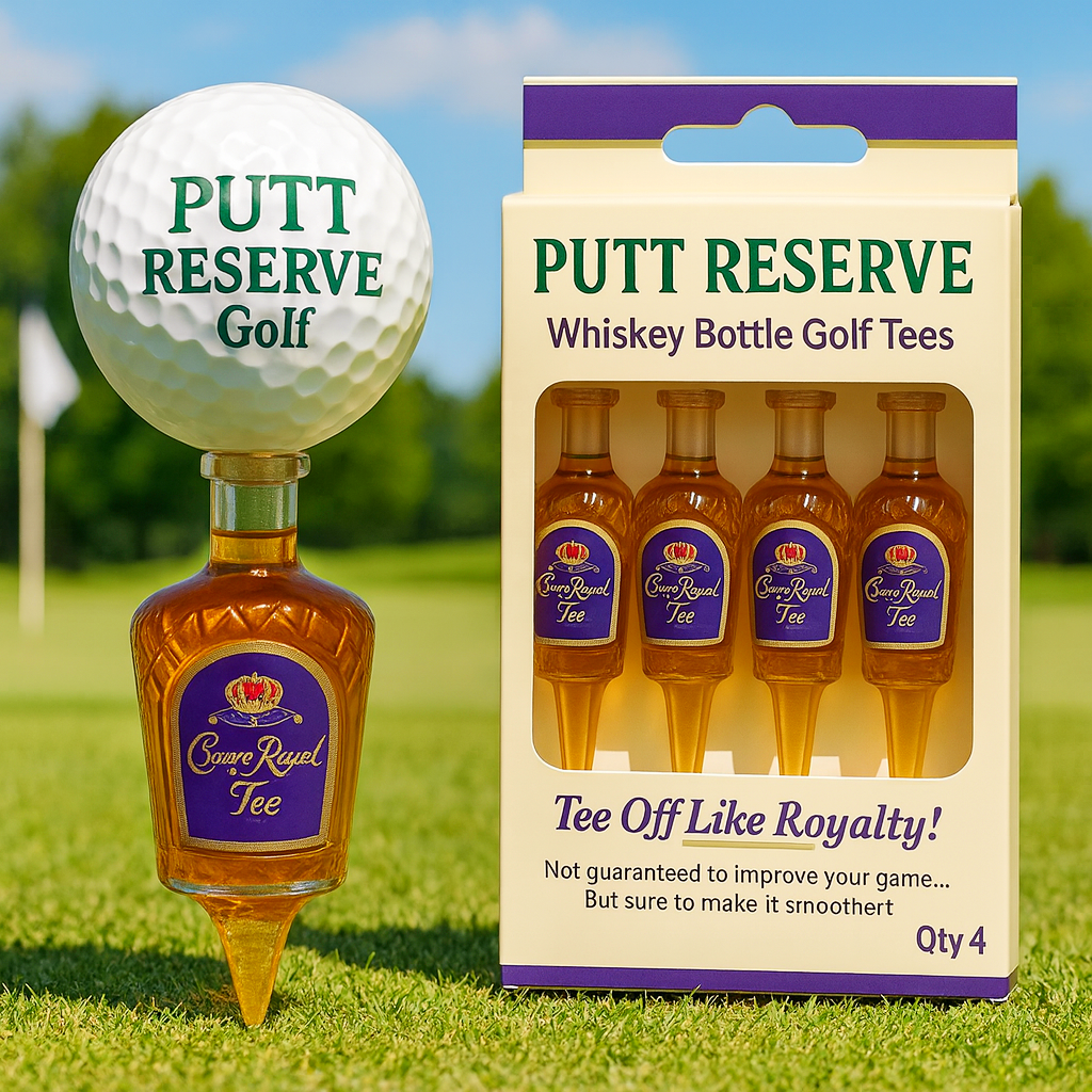 ⛳🥃 Whiskey Bottle Golf Tees