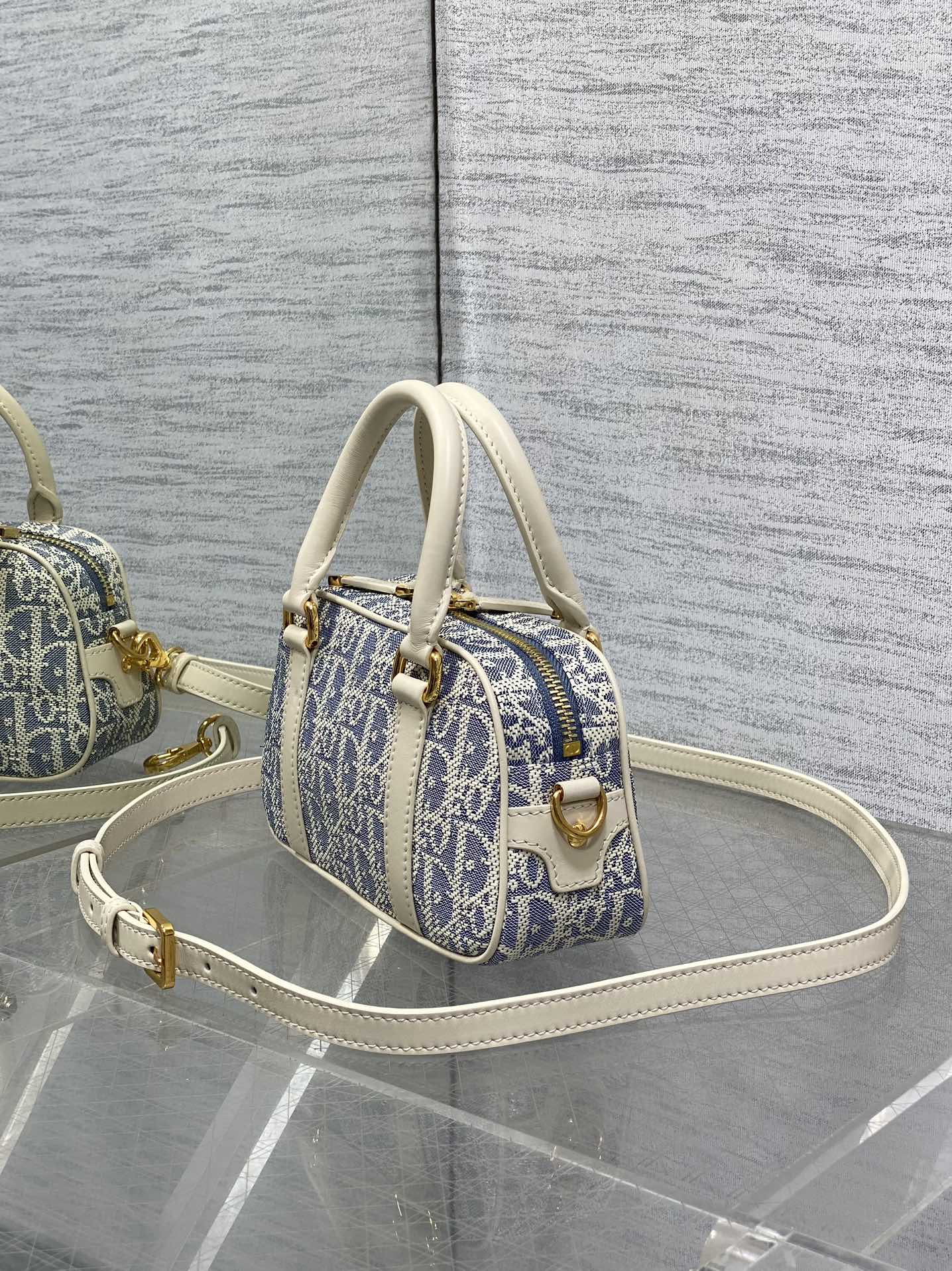 Dior D-Vibe Small Bowling Bag