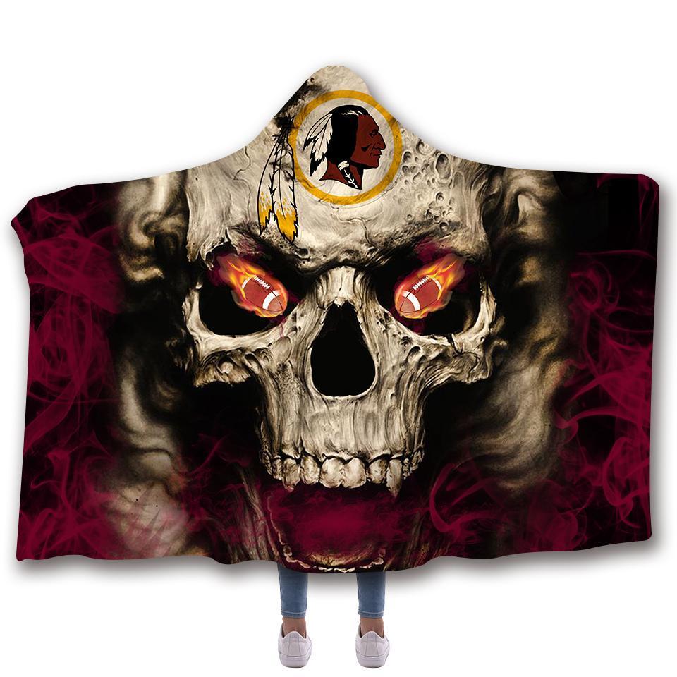 WASHINGTON CLASSIC 3D HOODED BLANKET