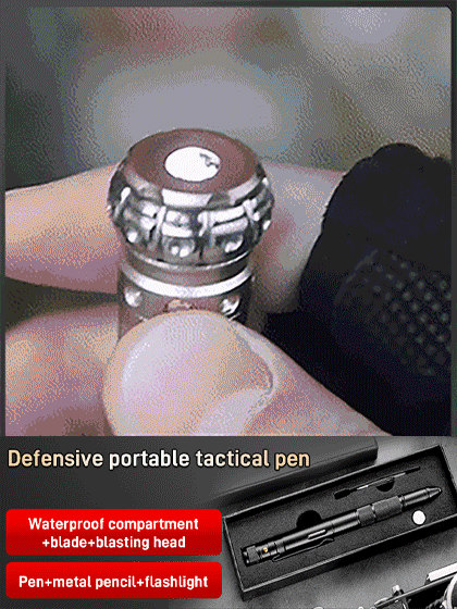 (🔥Last Day Promotion-SAVE 50% OFF)2023 New Upgrated Multifunctional Tactical Defense Pen-BUY 2 GET 10% OFF & FREE SHIPPING