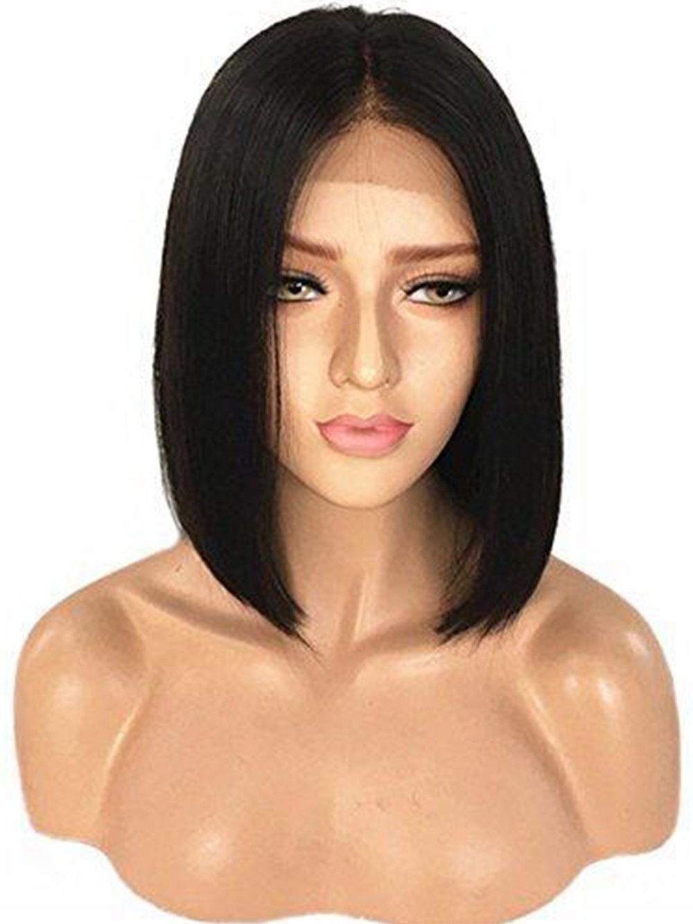 Luna A96 Sleek Shoulder Length Straight Bob Hair Wig for Black Women