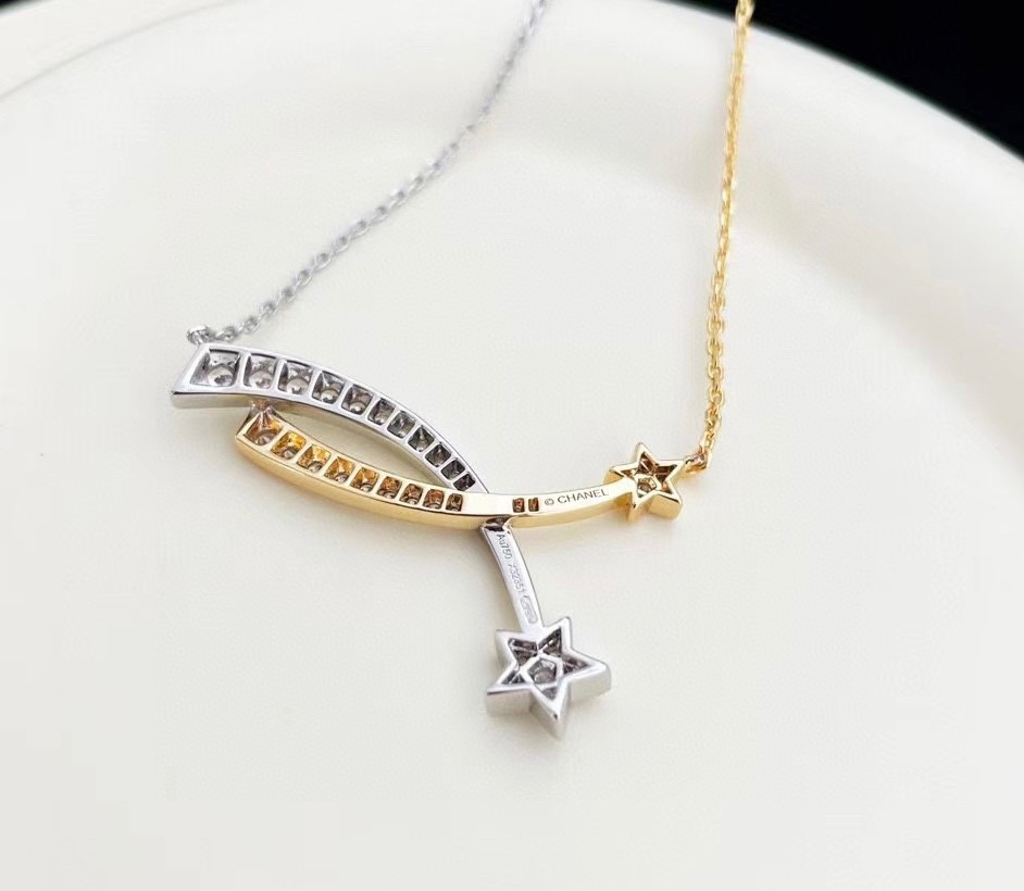 Chanel Comet Shooting Star Necklace