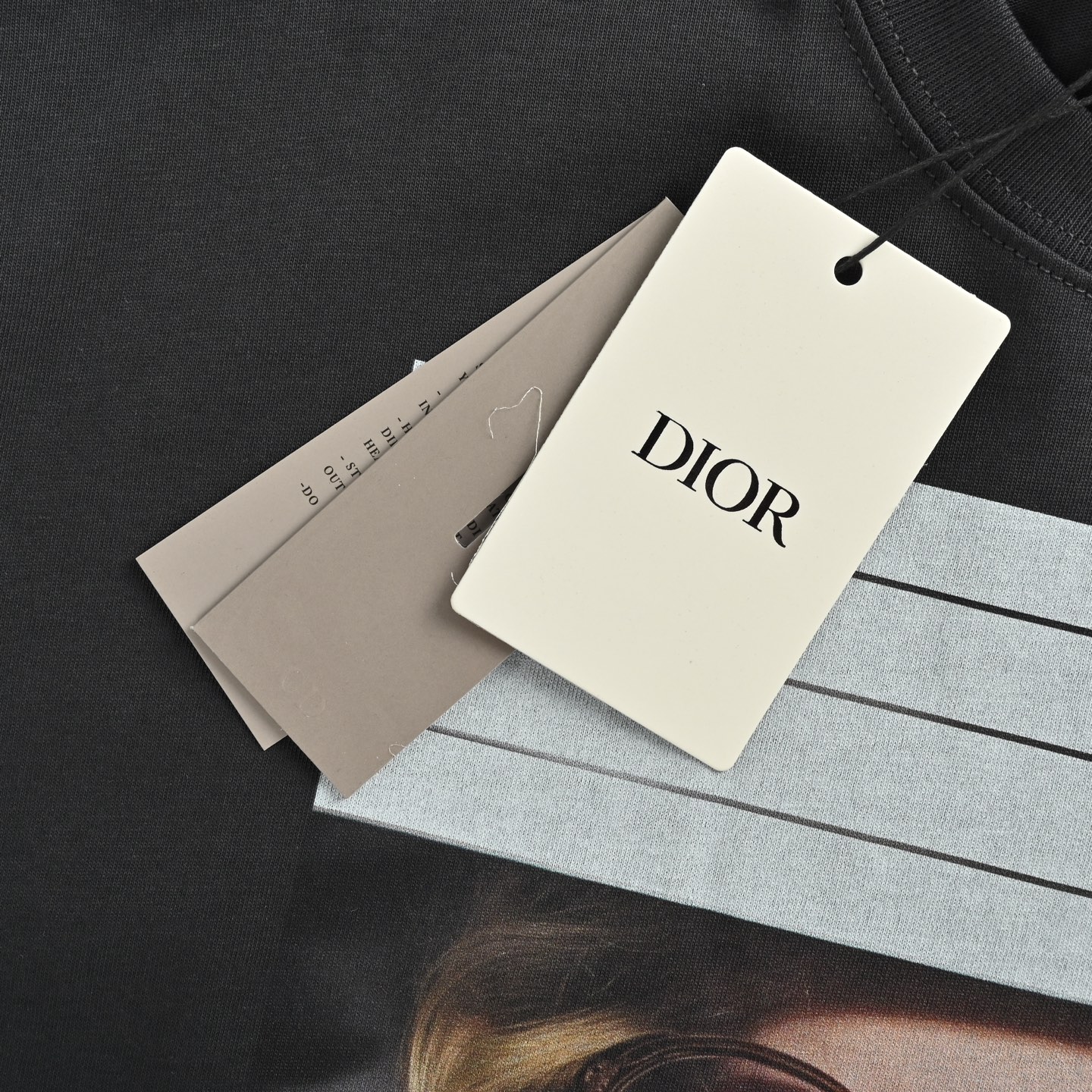 Dior 25ss magazine cover print short sleeves