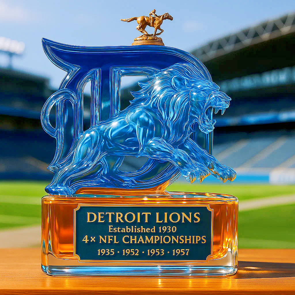 Detroit Proud Legacy Whiskey Bottle