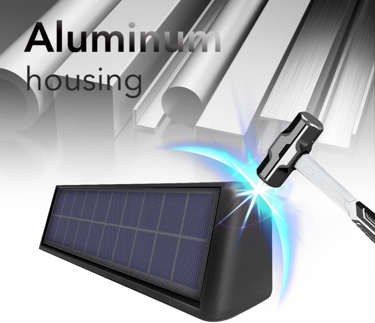 🔥ON SALE - 70% OFF🔥Solar Lights 3000K Aluminum Waterproof Dusk to Dawn Lighting Wall