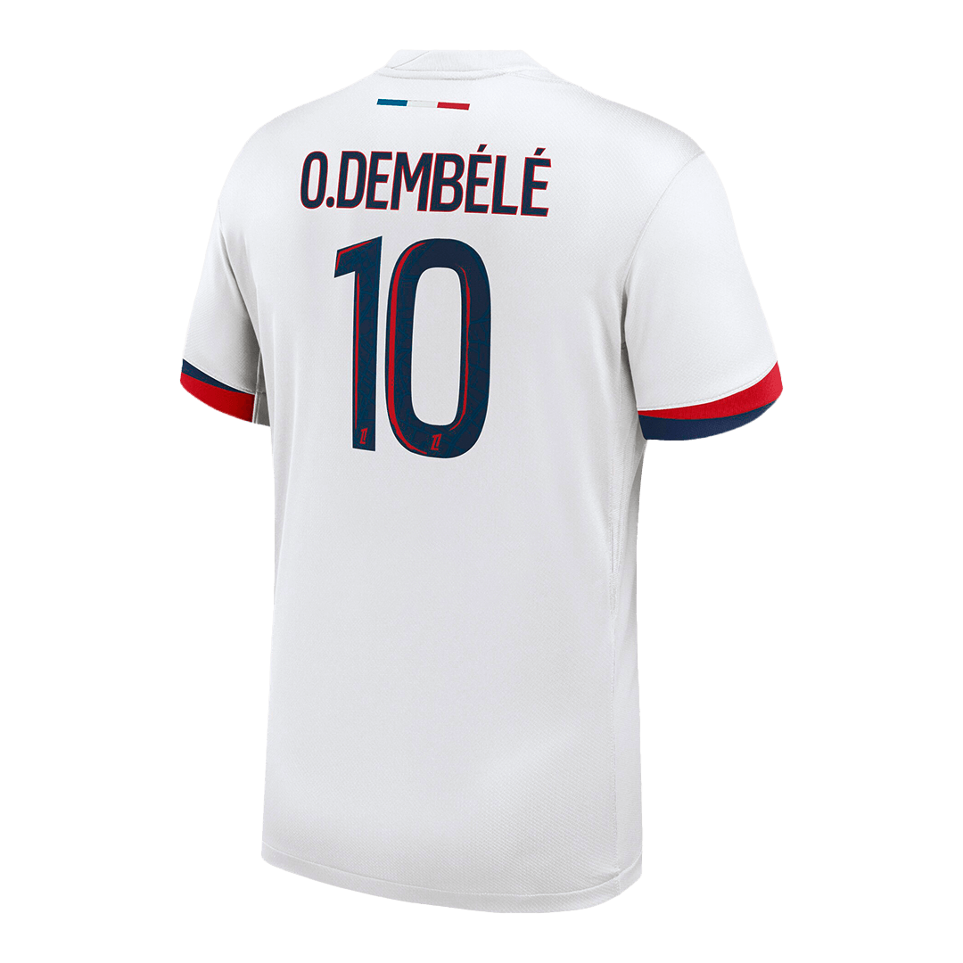 O.DEMBELE #10 PSG Away Football Shirt 2024/25