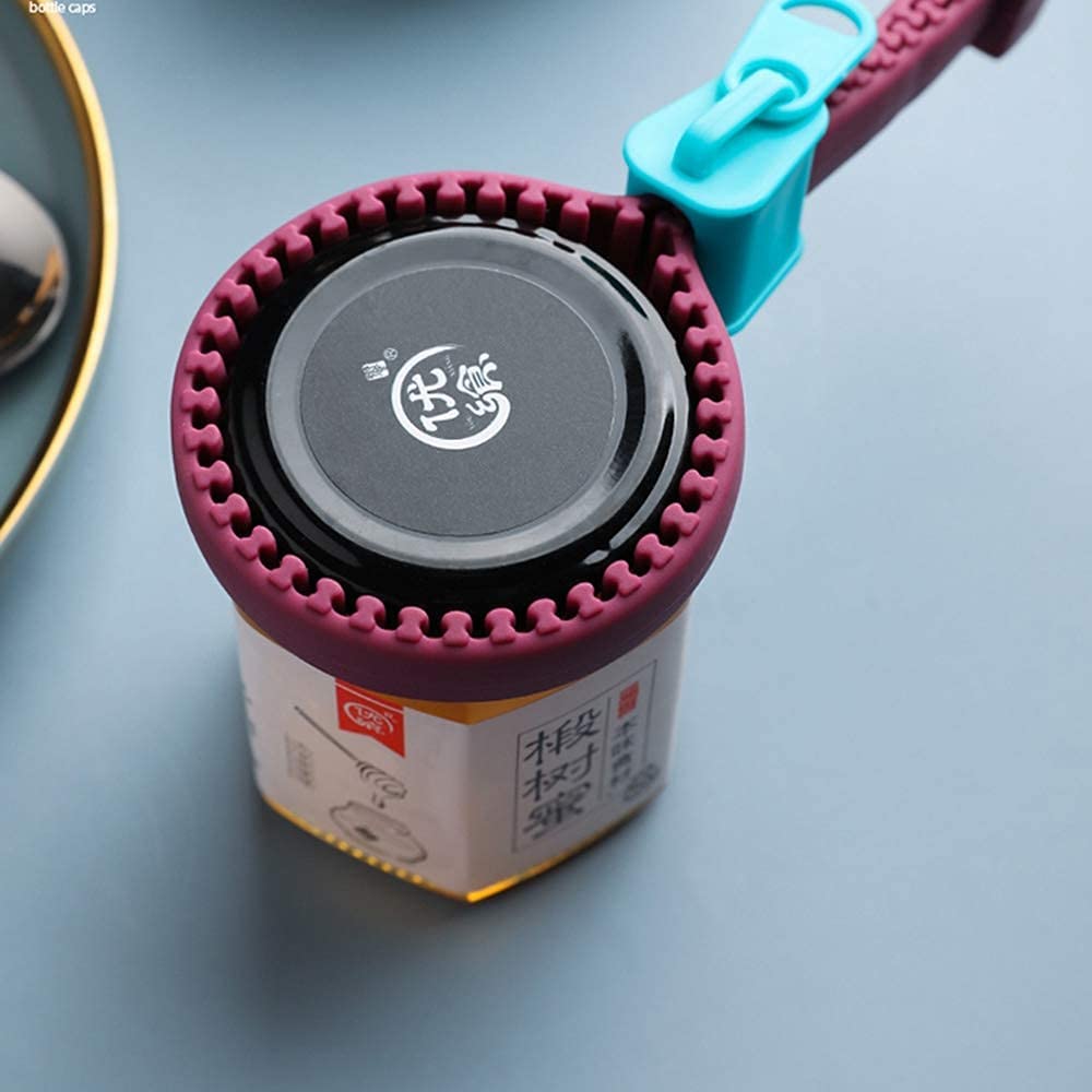 【BUY 1 GET 1 FREE NOW】Creative Silicone Zipper Can Opener