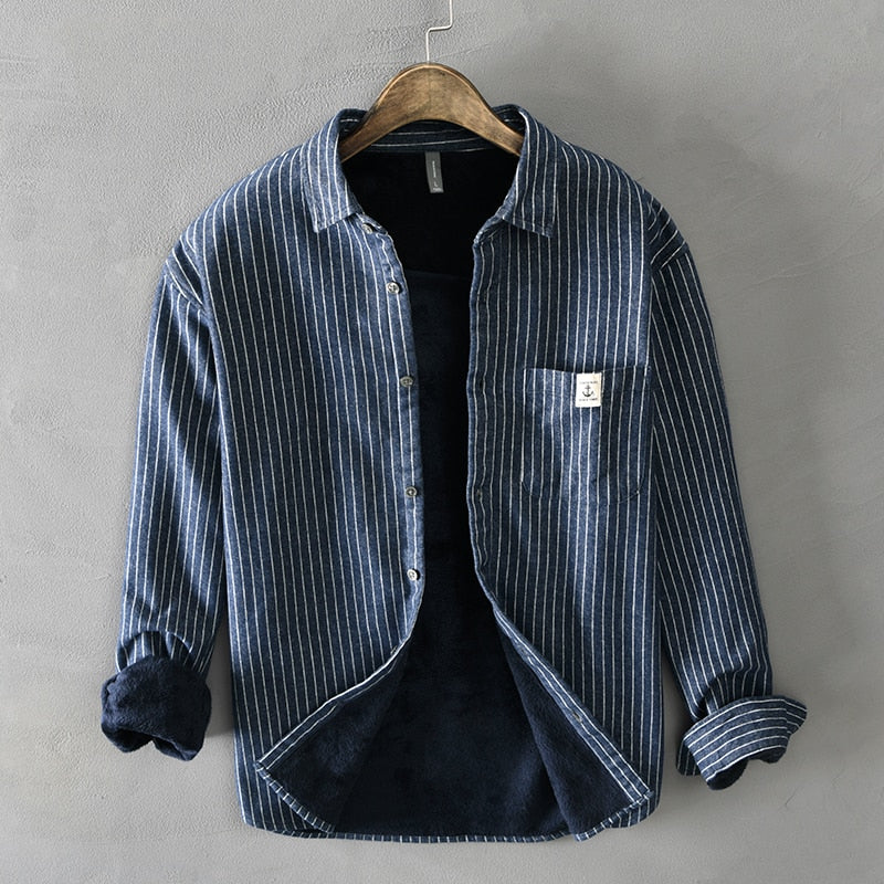 Harding Retro Fleece-Lined Shirt