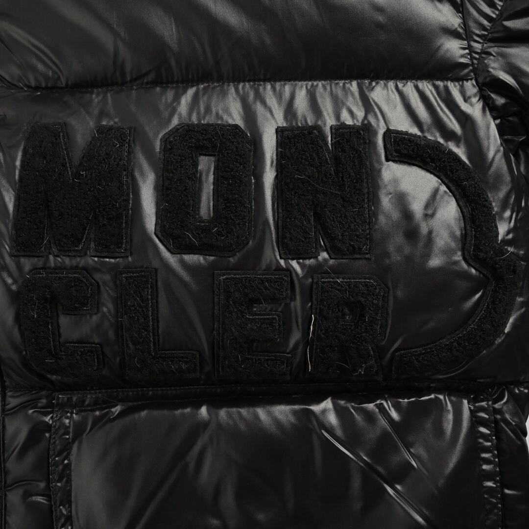Moncler 24Fw terry embroidery patch lettering down jacket