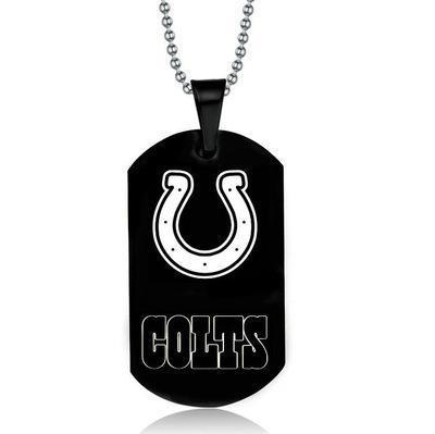 INDIANAPOLIS COLTS TITANIUM STEEL DOG TAG