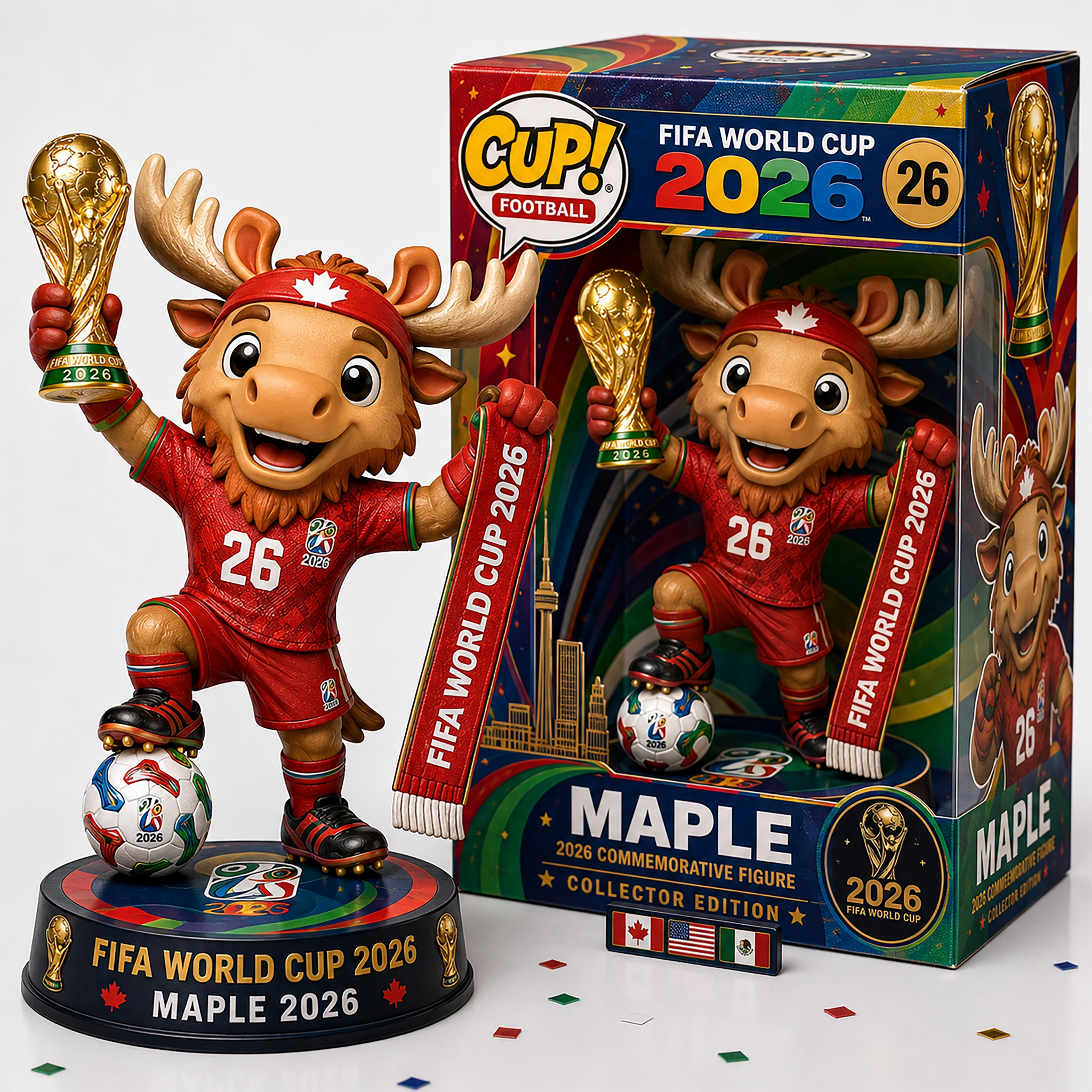FIFA World Cup 2026 Collectible Mascot Pop Figure