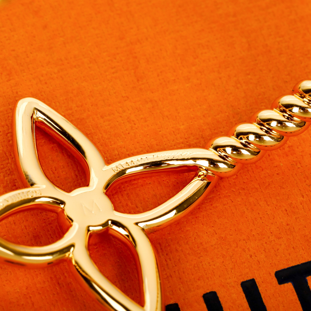Louis Vuitton Floral Open Bracelet