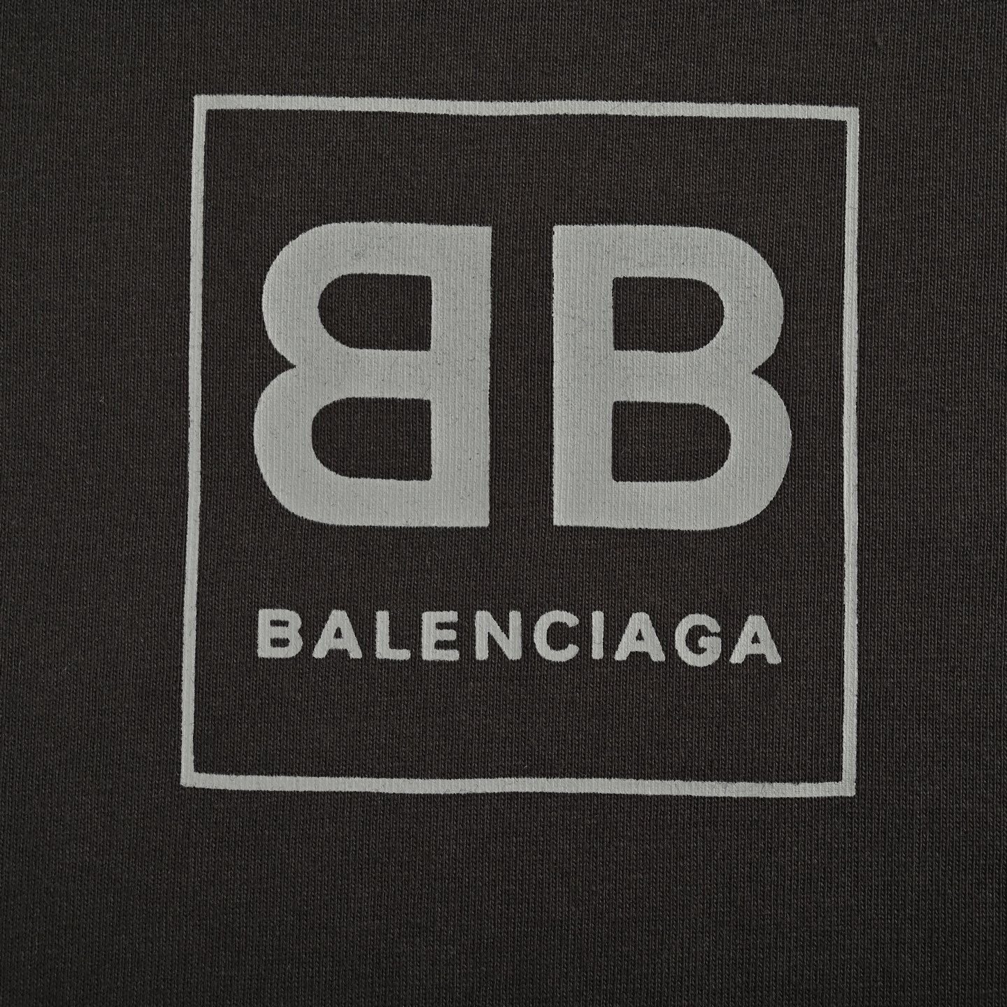 Balenciaga square double B printed short sleeves