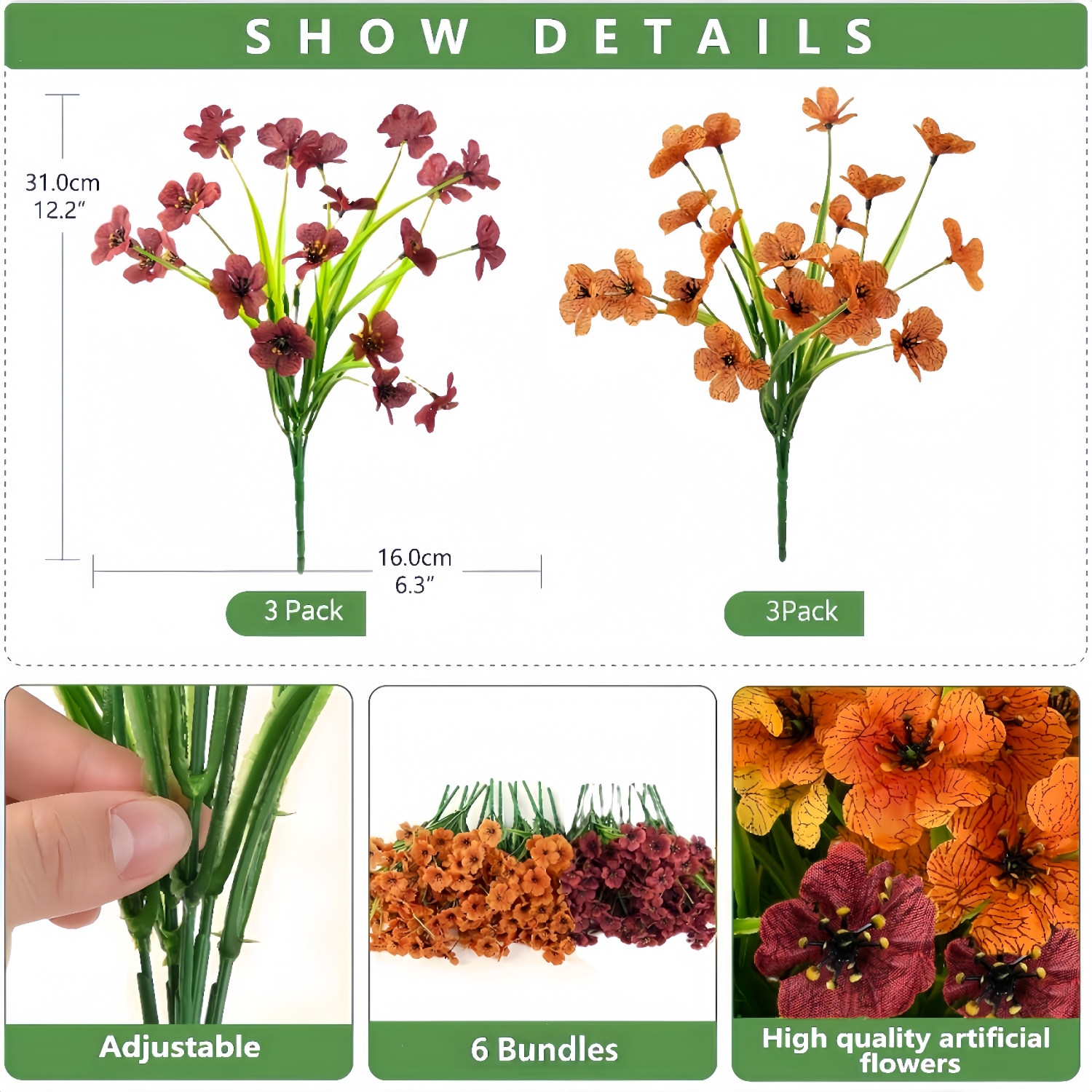 🔥Last Day 50% OFF🔥Artificial Faux Silk Daisy Flowers