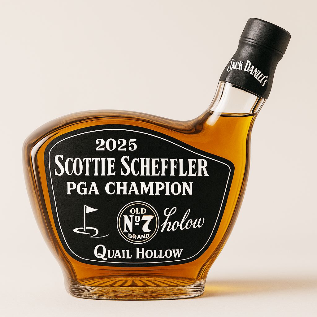 Golf Club Head Whiskey Bottle ： Commemorating Scottie Scheffler&rsquo;s Victory at the 2025 PGA Championship