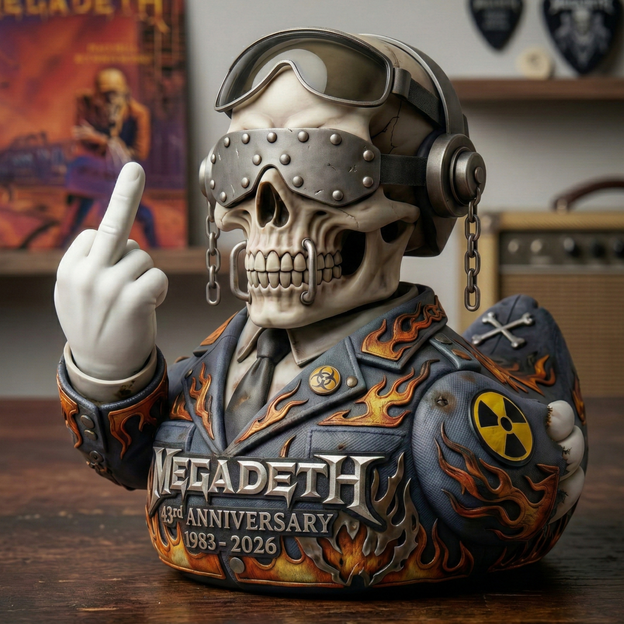 Megadeth 43rd Anniversary Duck