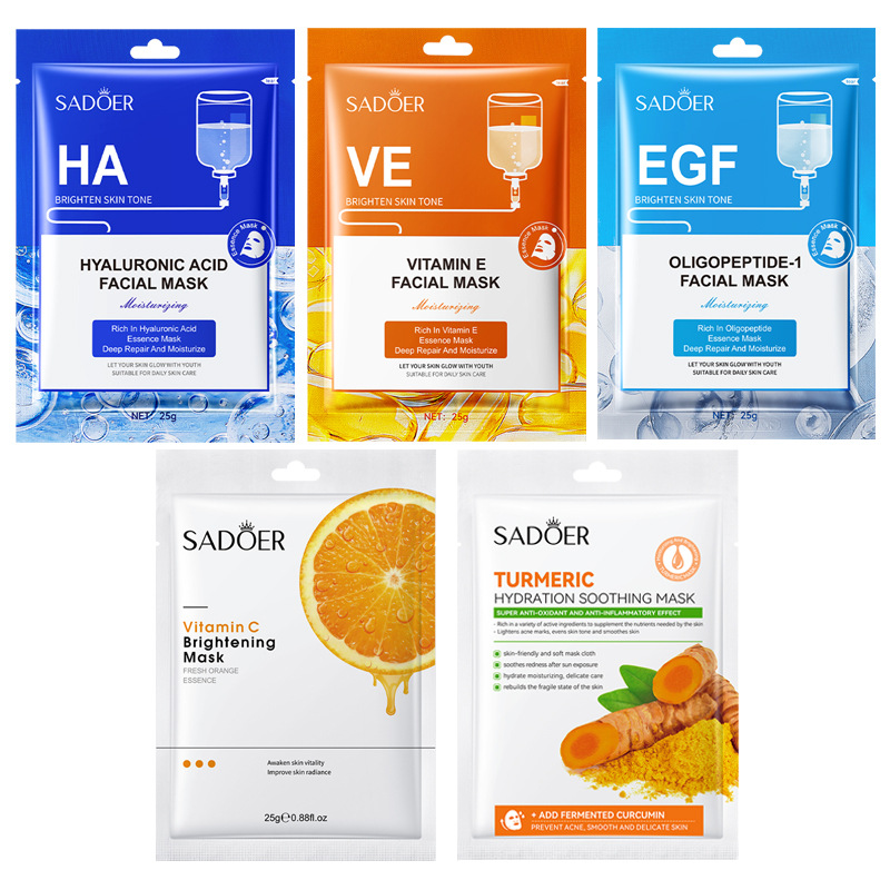 Hyaluronic acid vitamin E oligopeptide hydrating moisturizing anti-wrinkle nourishing hydrating moisturizing mask