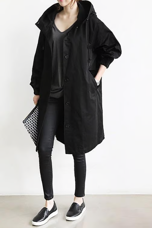 🔥 Last Day 70%OFF🔥 Hooded Trench Coat