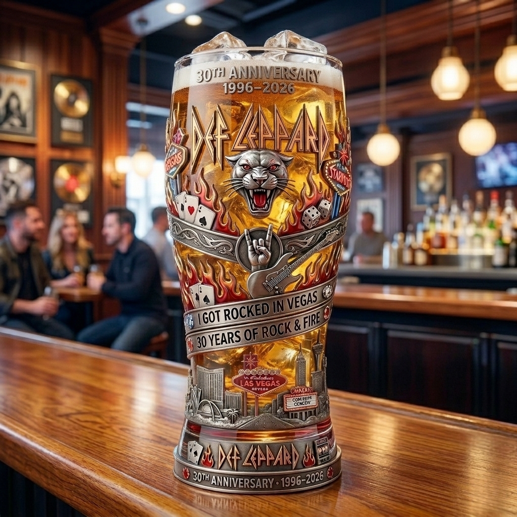 Def Leppard 30Th Anniversary Collector’s Glass
