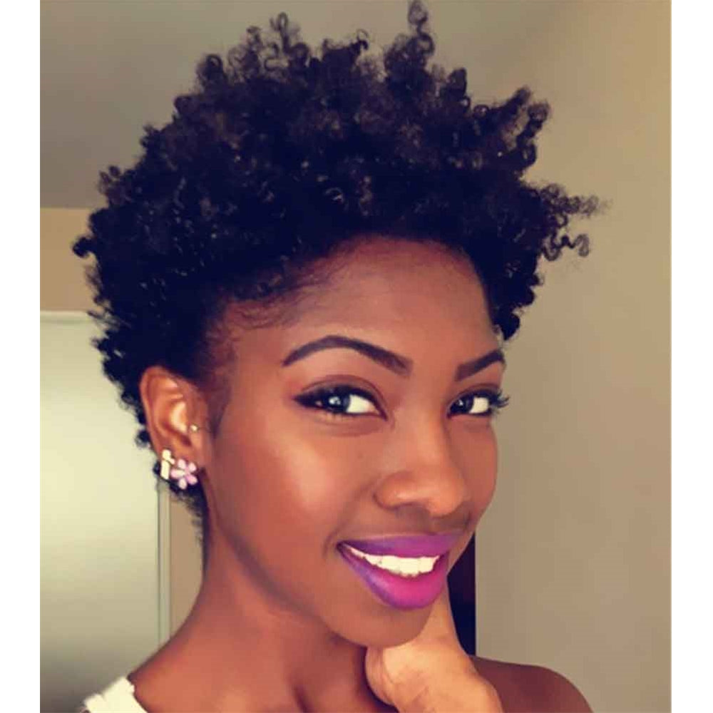 Luna Wig C32 Short Natural Spiral Curly without Bangs for American Women | Gifts: Free Wig Cap