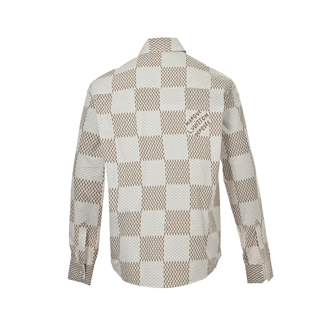 Louis Vuitton 24ss DAMIET Checkerboard Shirt