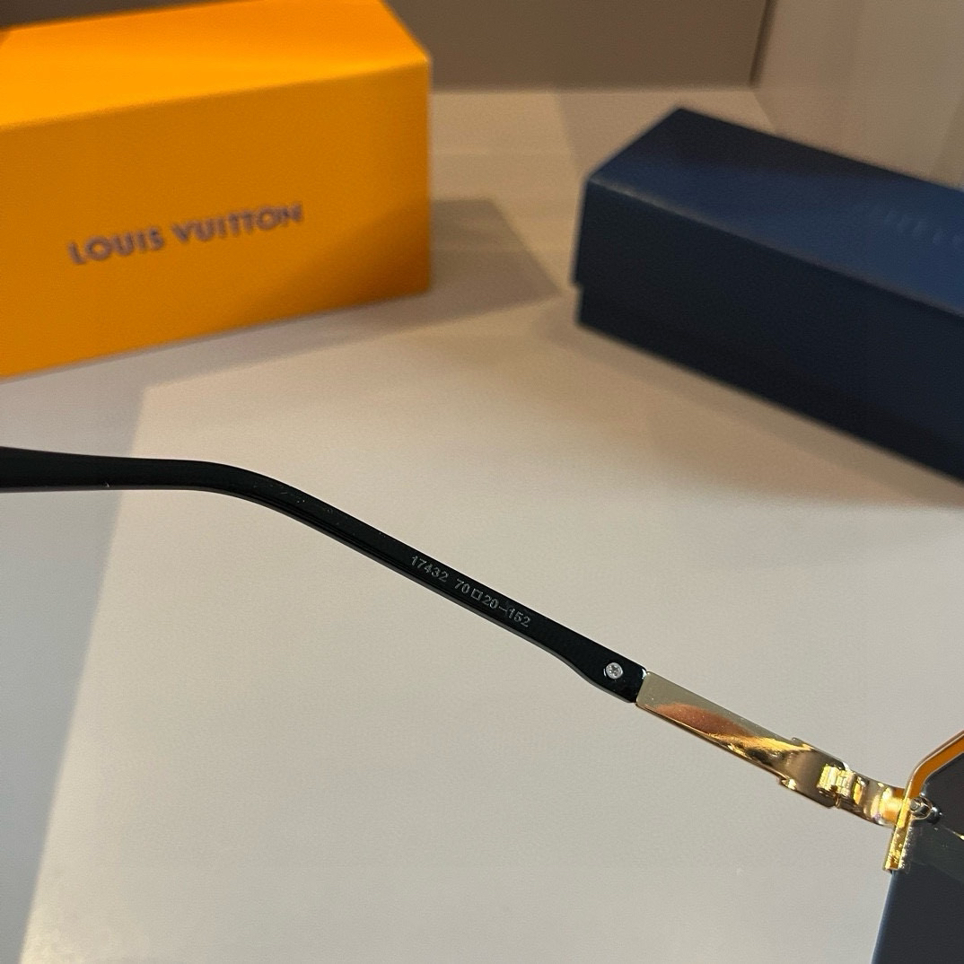 Louis Vuitton half-rim sunglasses