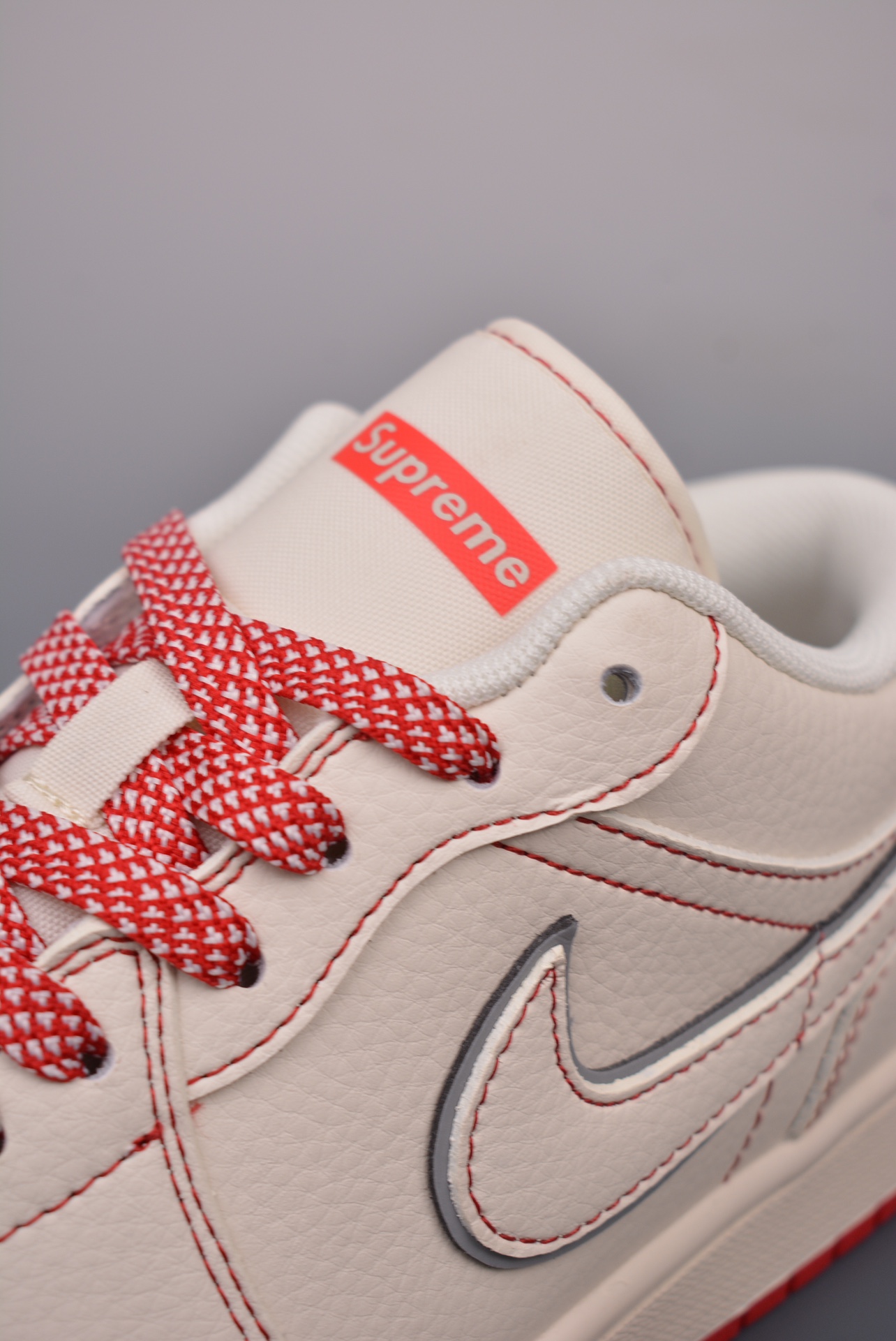Supreme x Nike By You Air Jordan 1 Low OG Beige Pink SJ9950-025