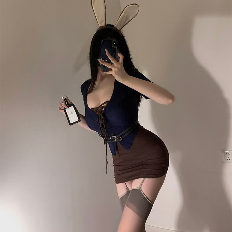 Cosplay Bunny Sexy OL Lingerie Set