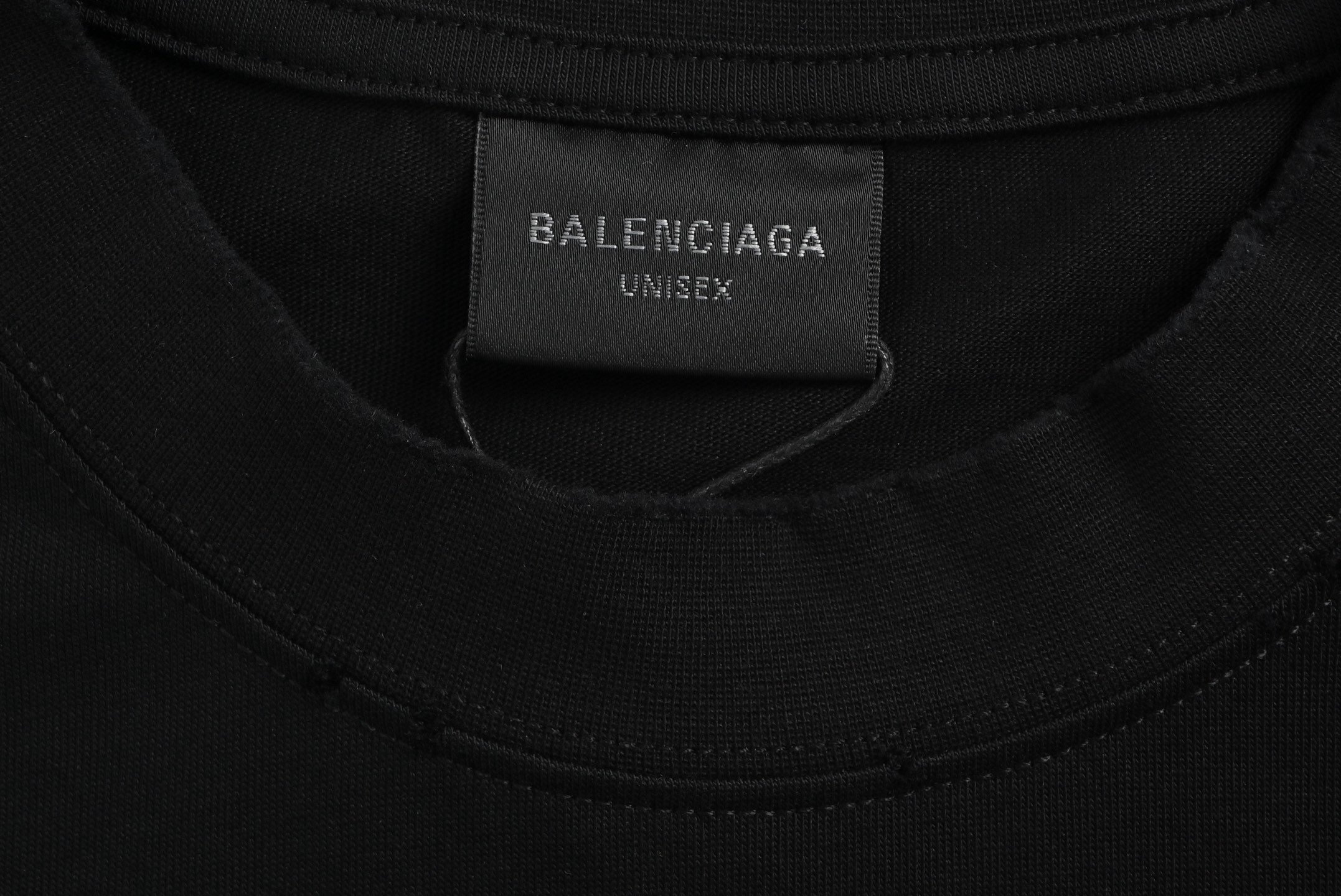 Balenciaga Kimk Artwork Art Signature Print Distressed Short Sleeve