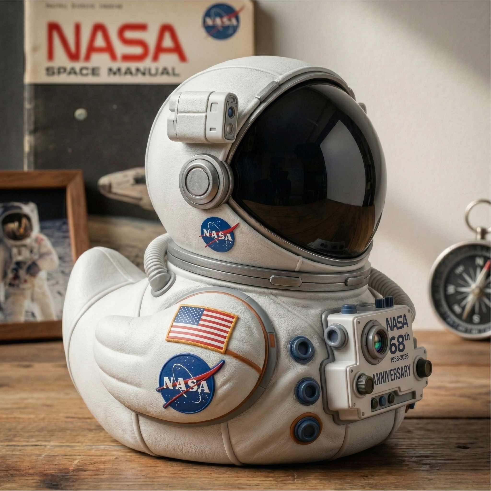 NASA 68th Anniversary Duck: Quack to the Stars! 🚀