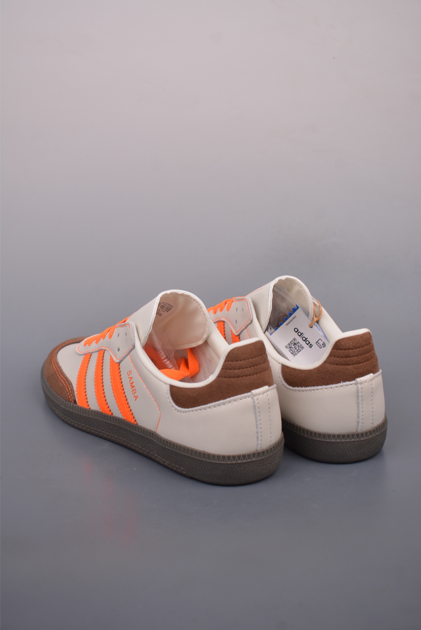 Adidas Originals Samba OG White Orange Brown JI2732