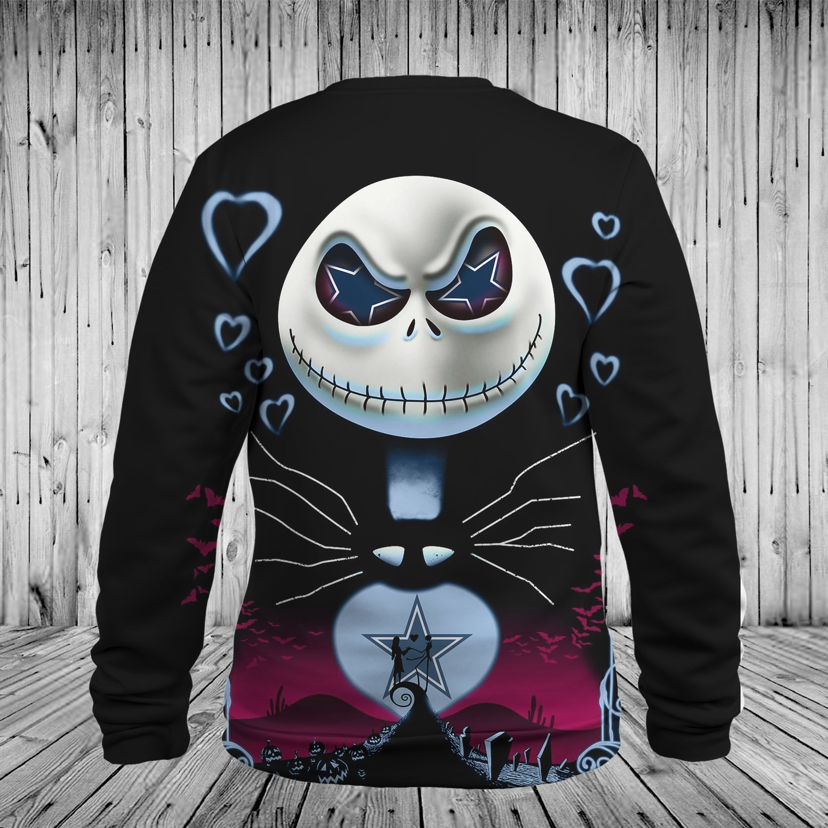 COWBOYS HOODIE 3D CHR