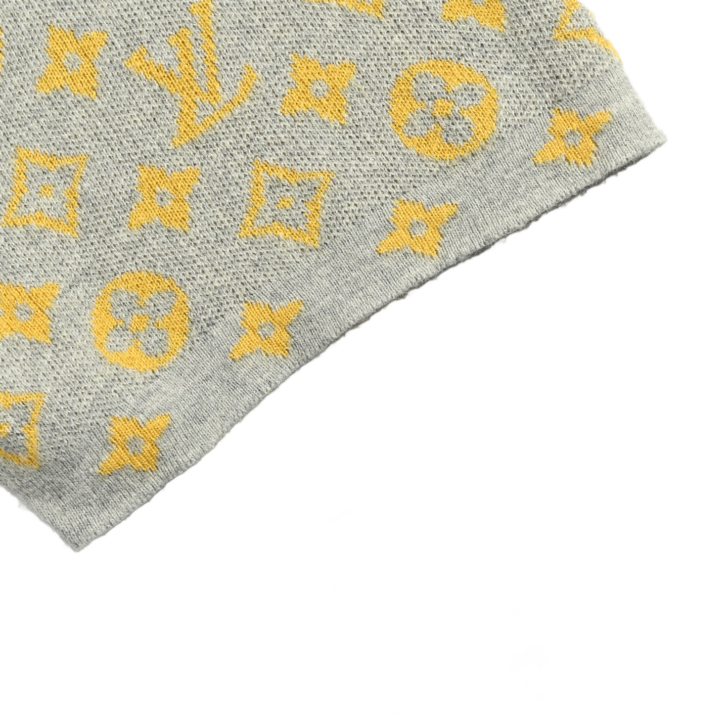 Louis Vuitton 25ss all-over monogram logo knitted short-sleeved shirt