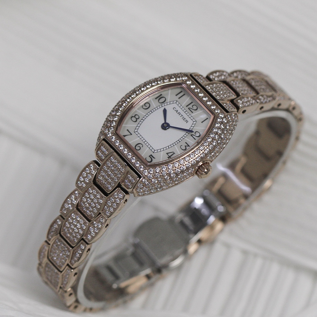 Cartier Gypsophila - Mini lady tonneau watch